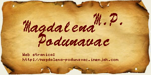 Magdalena Podunavac vizit kartica